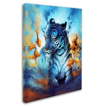 Trademark Fine Art JoJoesArt 'Tiger Fish' Canvas Art, 18x24 ALI18520-C1824GG
